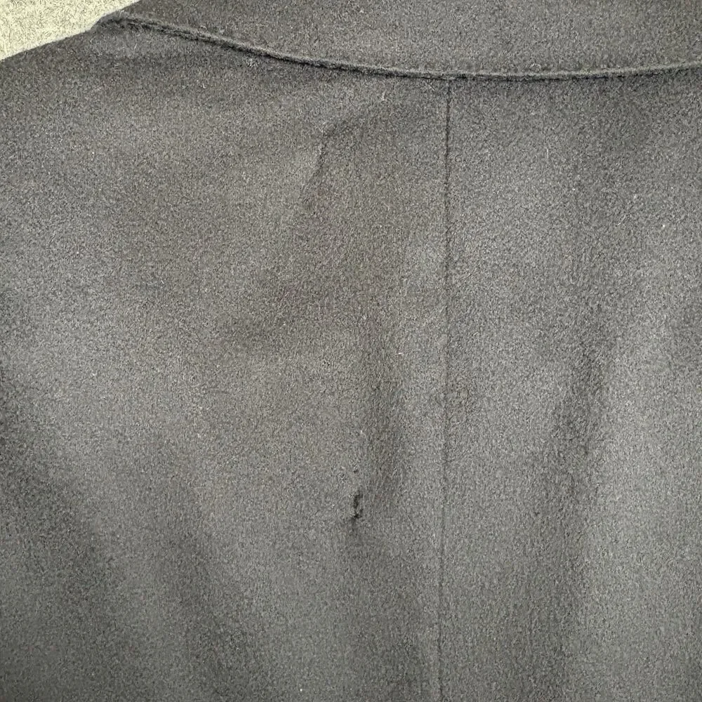 Hart Schaffner Marx Gold Trumpeter 46R Blue Loro Piana Cashmere Sports Coat flaw